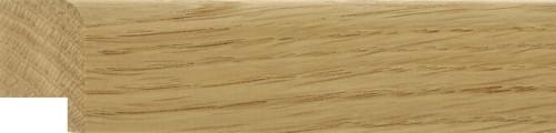 30mm Flat oak rounded back edge