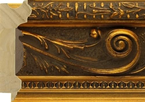 115mm Georgian style gold (high pattern)