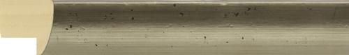 20mm Sloped silver pewter