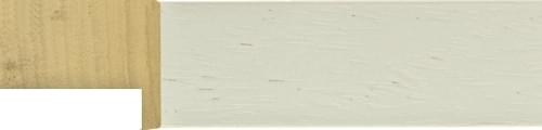 33mm Flat painted grain white