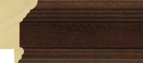 52mm Painted grain reverse step walnut