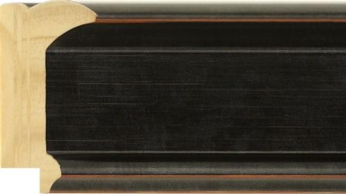 70mm Laquered ebony with faint oxide lines and grain