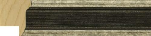 30mm Medici black and silver scoop black back edge