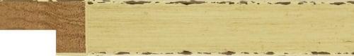 19mm Dark cream over brown shabby chic crackle