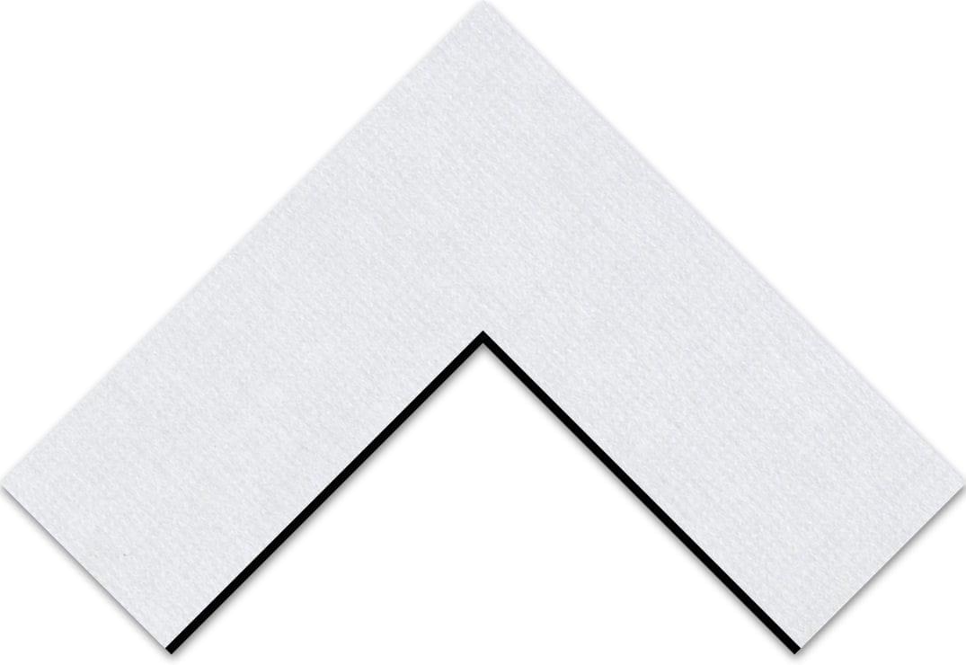 Chalk white-7001 - Black core