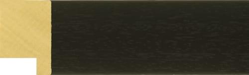 38mm Flat painted grain black