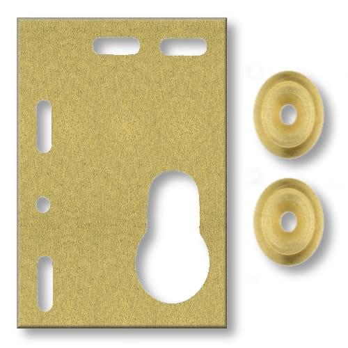 Hanging bezel - flat - x 2