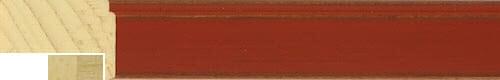 20mm Painted vintage red 9mm pine box