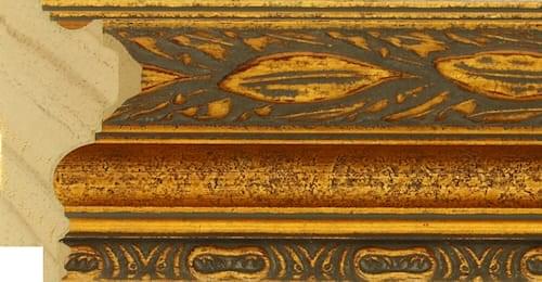65mm Meranti schaibin gold (high pattern)