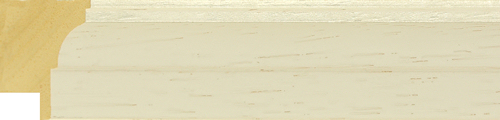 30mm Painted white with silver lines