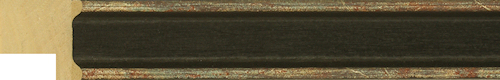 20mm Painted black mottled gold lines