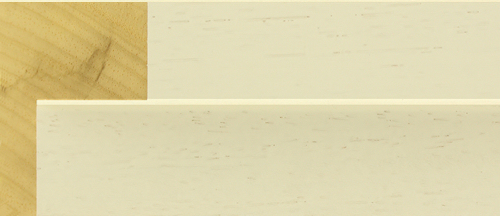 25mm Painted grain white - 28mm depth