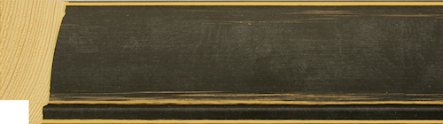 35mm Lacquered  Shabby chic black