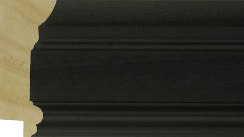 70mm Painted grain reverse step black