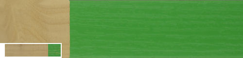 30mm Painted vintage green - 25mm green box