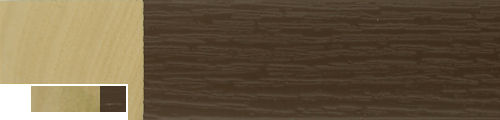 30mm Painted vintage brown - 25mm brown box