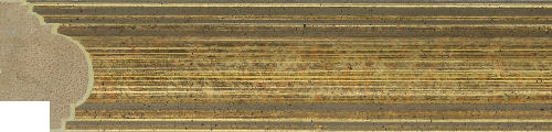 28mm Antuque mottled gold