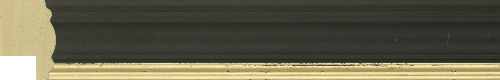 20mm Black with gold line