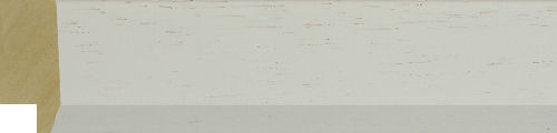 30mm Painted grain white