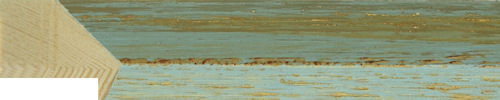 25mm 'Vintage' light blue and gold