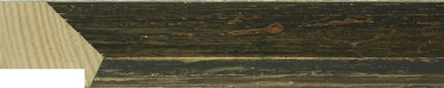 25mm 'Vintage' black and gold