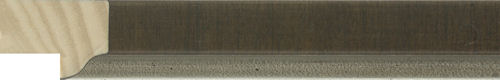 20mm Dark walnut - pewter and black
