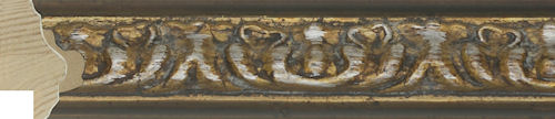 27mm Antique gold, silver and dark copper