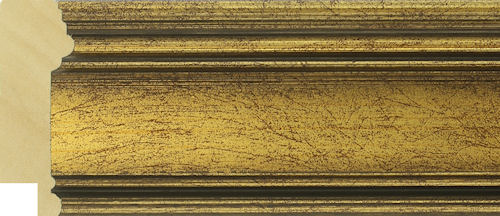 54mm Brushed Gold and Black (side)