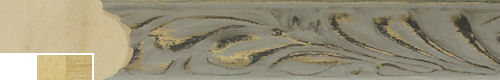 20mm Grey over gold - 9mm pine box