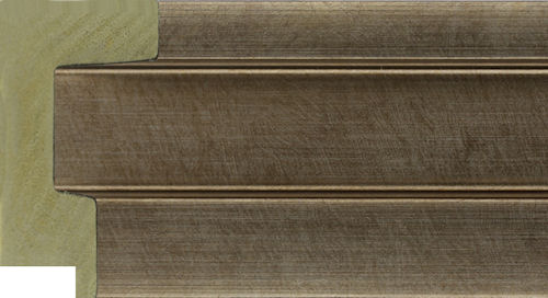 68mm Mottled brushed bronze 'tray' (resin)