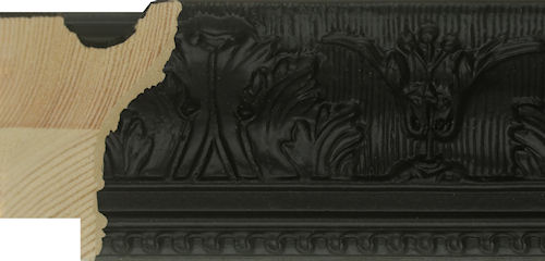 60mm Regency high pattern black (hr)