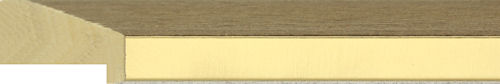 21mm Brush gold / wenge side
