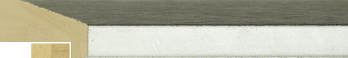 21mm Brush silver / black side - 9mm pine box