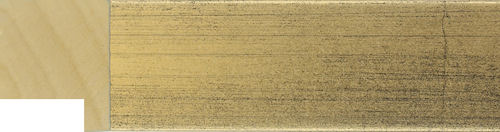 33mm Flat antique gold