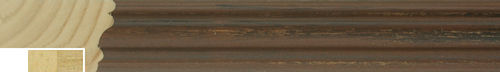 18mm Rustic dark brown - 9mm pine box