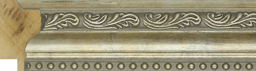 35mm Ornate silver