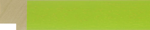 25mm Painted lime green grain