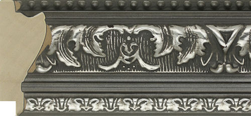 58mm antique silver decorative step (high pattern)